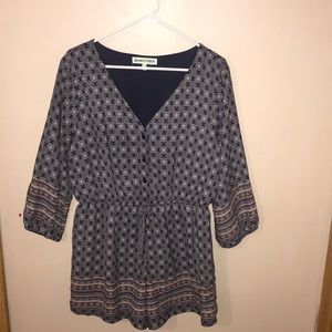 Navy blue Blue romper